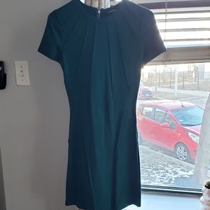 Express emerald mini dress